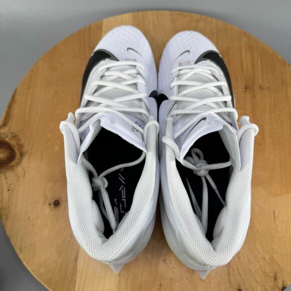 Nike Vapor Edge Elite 360 2 Mens Size 12 Football Cleats White Black FZ4268-100 - Picture 5 of 9